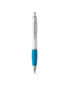 MOVE BK. ABS ball pen with clip and metal trim