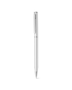 LESLEY METALLIC. Aluminium ball pen with clip and twist mechanism