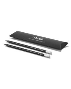 Set with two sharpened pencils supplied in Kraft paper case