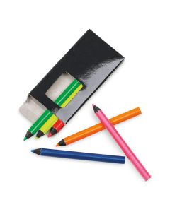 MEMLING. Pencil box with 6 coloured pencils