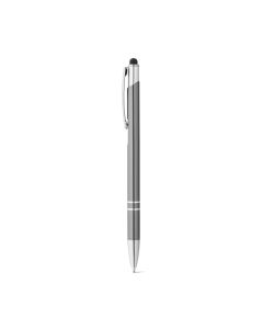 GALBA. Aluminium ball pen with touch tip and clip