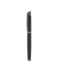 KINGSLEY. Set comprising 1 ballpoint pen and 1 rollerball pen in aluminium, with blue Dokumental® ink