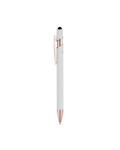 NEIL ROSE. Ballpoint pen made from recycled aluminium (100% rAL), with a matt finish and blue ink