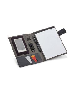 PYNCHON. A5 folder in imitation linen and PU with lined pages