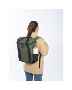 ROMA L. Thermal backpack padded in recycled polyester 600D ripstop 16 L