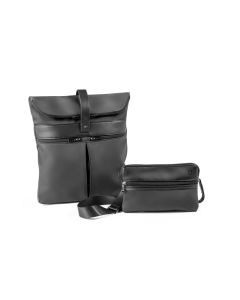 ROVER BACKPACK. Microfibre and PU backpack