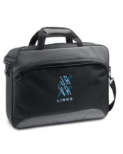 SANTANA. 15'6" Laptop briefcase in 2 Tone 600D and 300D polyester