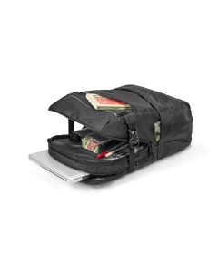 ZIPPERS BPACK. 15'6" Laptop backpack in 300D polyester and 840D jacquard