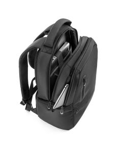 BOSTON SOLID. 17" laptop backpack made from 150D nylon with 2 padded compartments