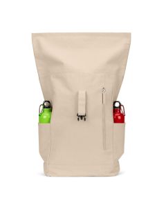 SAINT. Roll top backpack in recycled cotton and recycled polyester (380 g/m²)