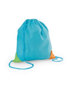 BISSAYA. Colourful non-woven drawstring bag (80 g/m²)