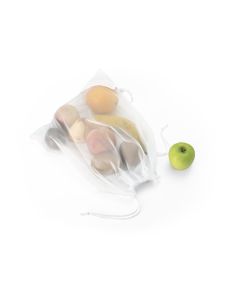 BOLZANO. Foldable bag made of mesh and 190T recycled polyester (100% rPET)