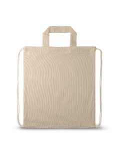 RISSANI Drawstring Backpack Bag In Recycled Cotton (140 g/m²)