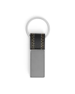BALE. Metal and PU keyring
