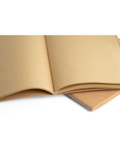 ALCOTT A6. A6 notepad with cardboard cover. Plain sheets