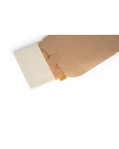 KLEE. A5 notebook in cork and linen with lined sheets