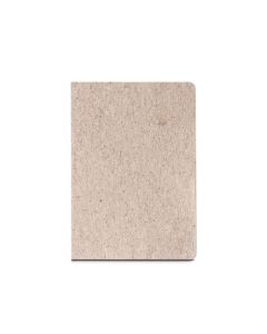 TEAPAD SEMI-RIGID. A5 notepad with semi-rigid cover made from tea leafs waste (65%)