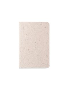 ORGANIC SOFT A6 notepad with flexible cover made from organic elephant matter (95%)