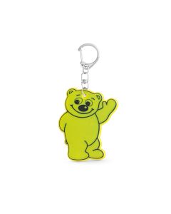 Bear-shaped fluorescent keyring