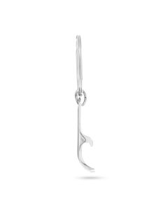 HELLI. Metal keyring with bottle opener