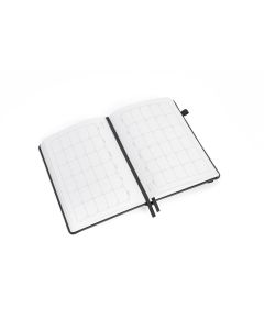 HEANEY. Water-based PU notebook with integrated monthly planner and lined pages