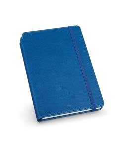 MORIAH. A5 notebook in PU with lined sheets, made from FSC™ certified material and other controlled materials