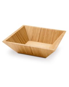 PEPPER. Square bamboo salad bowl