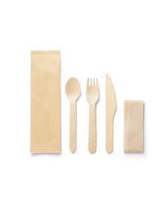 SUYA. Wooden cutlery set