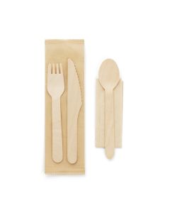 SUYA. Wooden cutlery set