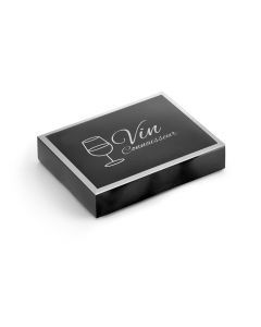 BARREL. Zinc and stainless steel wine set