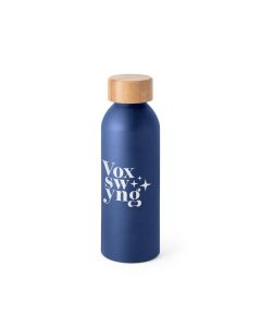 QUETA Aluminium Bottle With Bamboo Lid 550 ml