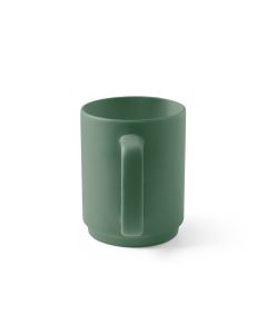 MIGHTY. Ceramic mug with cylindrical body 330 mL