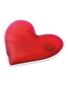 LOVELY. Heart shaped heated pouch in PVC