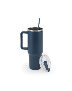 JOYNER XL. Large stainless steel travel cup (91% recycled) with vacuum insulated double wall and a matt finish 1300 mL