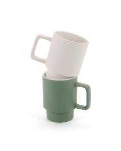 KUERTEN. Ceramic mug with matte finish, 330 mL