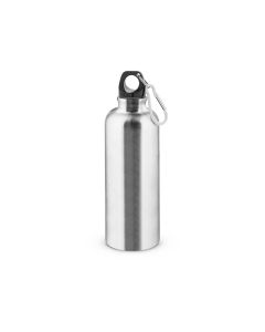 KELCE. Single-wall stainless steel bottle with carabiner clip 550 ml