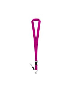 ANQUETIL. Polyester lanyard with metal carabiner