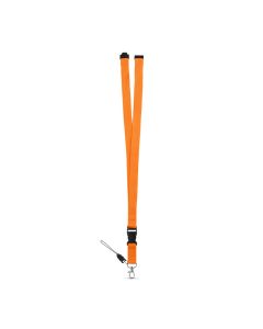 MURRAY. Polyester lanyard with metal carabiner