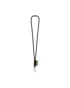 MANSFIELD. SET Lanyard NAUTIC Long (Ø 7 mm) with Hook Trigger Snap 9 mm and safety lock Ø 7 mm