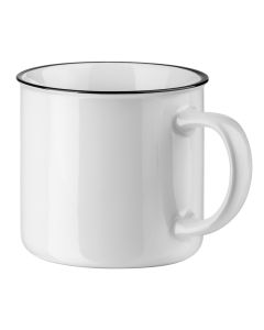 VERNON WHITE. Ceramic mug 360 mL