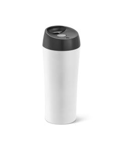 MONARDA. Stainless steel and PP travel cup 470 mL