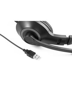 KILBY. Adjustable headphones with microphone in ABS and PP