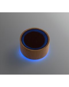 ARBER. Portable 3W speaker with 4h battery life in bamboo and recycled ABS (100% rABS)