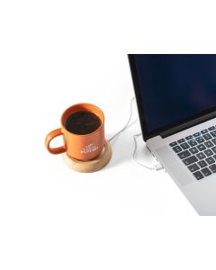 GATES. Mug warmer with bamboo body