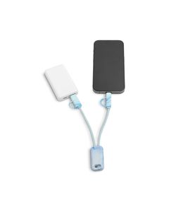 BERNERS. Superfast 6-in-1 USB cable in recycled PET (100% rPET)