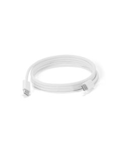 JEMISON. USB-C to USB-C cable with braided cord (60W), made from ABS, stainless steel, aluminium and polyester