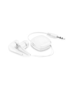 PINEL. Retractable earphones with 0'75 m ABS cable