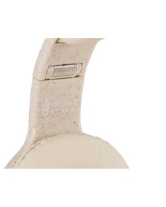 FEYNMAN. Foldable wireless headphones with 4-hour battery life in wheat straw and ABS