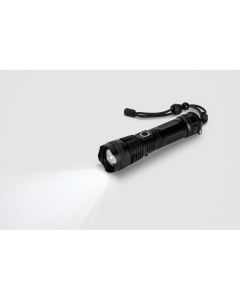 YVIAN. Rechargeable 10 W torch made from aluminium (100% rAL)