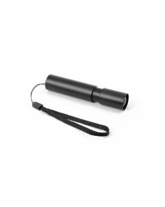 BRUCE. Rechargeable flashlight made from recycled aluminum (100% rAL) with 30 mm extendable tip